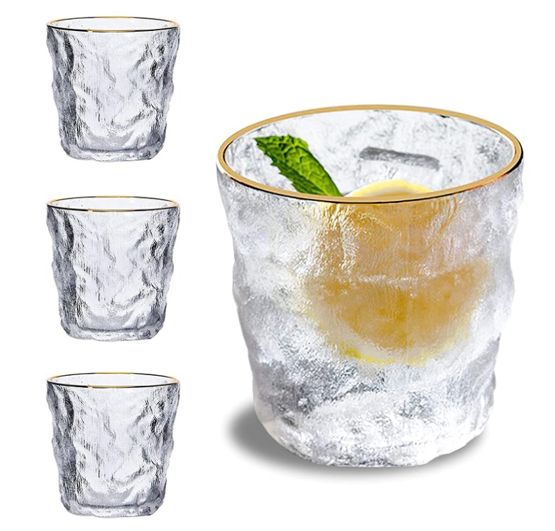 Cocktail Drinking Glass Cup Unique Shaped Whiskey Glass Cup Wholesales Drinking Cup