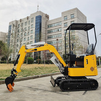 Pengiriman Gratis Excavator Mini SDJK 3,5 Ton CE EPA Mesin Kubota Baru Crawler Digger 2 Ton 1 Ton Mesin Excavator Mini Kecil Pertanian