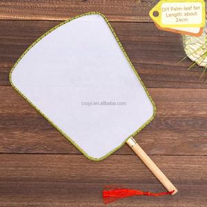 QYL paletas ventiladores de mano para ventiladores de pared portátiles ventilador de paleta decorativo para el vestido chino con mango patrón clásico multicolor - Product Image 4
