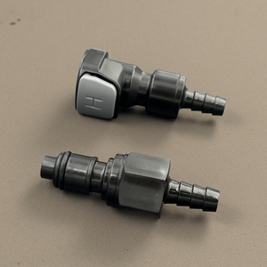 BRT 1/4'' 5/16" 3/8'' ID POM <b>Quick</b> Disconnect Barb <b>Connector</b> In-Line Shut Female Coupling Body Pipe Fittings 316SS - Product Image 5
