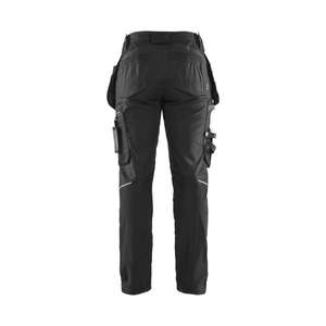 BLAKLADER - 711513439900C40 Pantalones artesanos para mujer stretch Black - EAN 7330509800843 PANTALONES DE TRABAJO DE CARGO - Product Image 2
