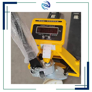 CE yükseltme ölçekler etiket baskısı transpalet 2T 3t tartı Transpaleta manuel hidrolik el transpaleti transpalet kamyon ölçekli baskı ile - Product Image 6