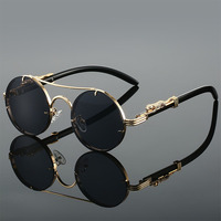Lunettes de soleil polarisées à double pont en métal, certifiées UV385 CE, verres PC, unisexe, pour la ville, la rue, les activités de plein air