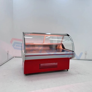 Refrigerador para alimentos Pescado Congelador Refrigeración Deli Case Cooler Charcuterie y <span class=keywords><strong>Delicatessen</strong></span> Display Refrigerador Nevera grande - Product Image 1