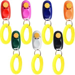 Factory Wholesale Universal Animal Pet <b>Dog</b> Training Clicker with Wrist Bands Strap - Product Image 1