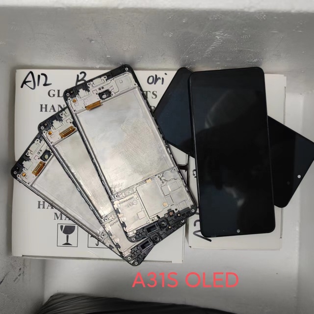 Celular Pantalla Para samsung A30S A20 A10s A10 A03 Core A02s A30 LCD Modules OLED Incell Screen with Frame Reliable Supplier