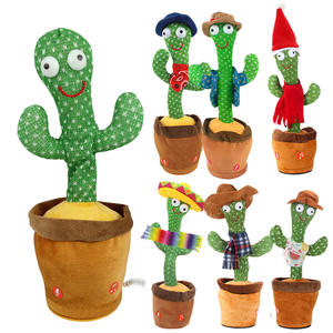 Éxito de Ventas Transfronterizo: Peluche de Cactus Bailarín que se Mueve, Canta, Aprende a Hablar y se Balancea, Regalos al por Mayor - Product Image 5
