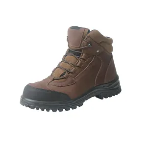 2022 Men Leather Shoes Work Boots Cold Environment Waterproof Work Boots Bruzer Steel Toe safety shoes
