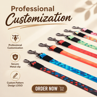 Collier de chien en nylon de mode de luxe, accessoire imperméable pour animaux de compagnie à impression intelligente avec option de logo personnalisé de décoration de ruban