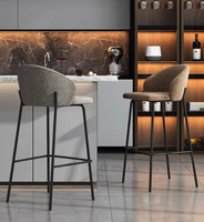 Chaise de comptoir, chaise haute, tabouret de bar, chaise de bar de luxe légère