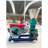 Machine à granulés d'aliments pour volailles à moteur diesel automatique, économique, pour la production de granulés de nourriture pour poulets