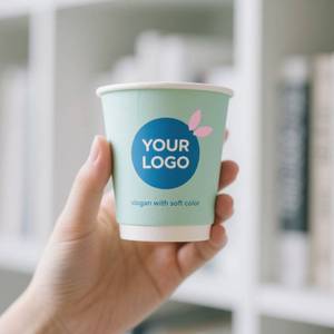 Newsense Custom Logo Single Double Wall Coffee <strong>Cup</strong> For Hot Drink With Lid Cardboard Disposable <strong>Paper</strong> <strong>Cups</strong> - Product Image 4