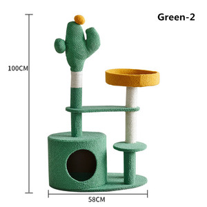 <strong>Large</strong> Luxury Pet Condo <strong>Trees</strong> Play Furniture Scratcher Modern Green <strong>Cat</strong> <strong>Tree</strong> Tower Multi-Layer <strong>Cat</strong> <strong>Climbing</strong> Frame <strong>Tree</strong> - Product Image 3