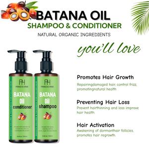Shampooing et revitalisant capillaires à l'huile de Batana en gros, marque privée OEM, antipelliculaire, anti-frisottis, nourrissant, hydratant, lissant - Product Image 2