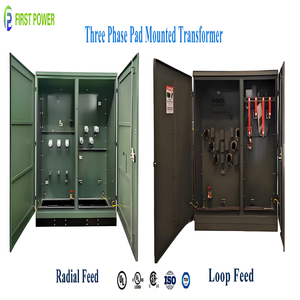 Transformador Trifásico Montado en Plataforma UL/CUL 10KV 20KV 35KV 100kVA 250kVA 500kVA 750kVA 1000kVA 1500kVA 2500kVA 3000kVA para Uso Industrial - Product Image 3