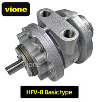 Moteur rotatif pneumatique HFV8 5.3HP/3.9KW / 2500/rpm Moteur pneumatique à palettes