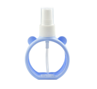 Flacon pulvérisateur rechargeable portable de 60 ml, couleur macaron, en PET, à pression, pour parfum
