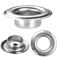 Moins cher prix usine haute qualité oeillets anneaux 8 mm 10 mm 10.5mm 12 mm 13 mm taille oeillets ronds en métal pour bannières