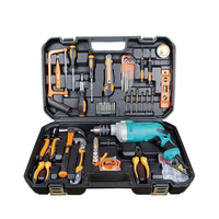 Hantechn OEM Sickle Kit d'outils multifonctionnel manuel pour la réparation automobile et le bricolage, avec perceuse à percussion électrique
