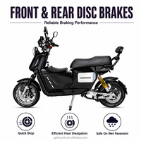 Vélo électrique urbain U2 PLUS 2 places pour adultes, scooter électrique à double suspension, frein à disque avant et arrière, batterie personnalisée, Guangzhou
