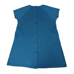 Vestido de <span class=keywords><strong>Maternidad</strong></span> NZMAN Easy-snap para Hospital, Parto y Lactancia, 3 en 1, con Botones para Amamantar, Pijama y <span class=keywords><strong>Bata</strong></span> - Product Image 6