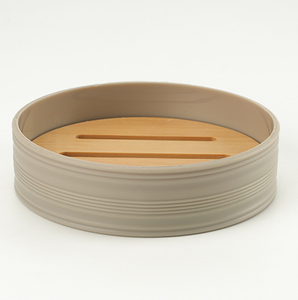 <strong>Bamboo</strong> Covered Bathroom <strong>Wash</strong> Plastic Six Piece <strong>Set</strong> - Product Image 6