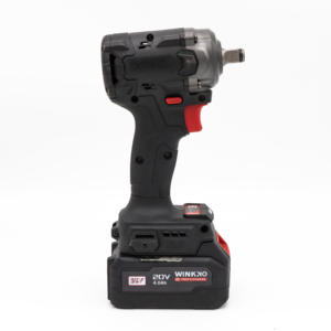 Clé à chocs sans fil sans balais à batterie au lithium, outil robuste <span class=keywords><strong>18V</strong></span> 20V, mandrin 1/2 pouce, couple 410 N.m, vitesse variable, 1,5 kg - Product Image 2