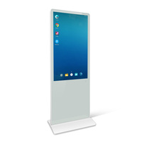 Afficheur numérique LCD Totem Android 4K 75/65/55 pouces pour la publicité, les vidéos, les panneaux d'affichage pour les ascenseurs