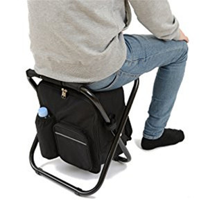 <span class=keywords><strong>Sac</strong></span> de rangement pliable de type <span class=keywords><strong>sac</strong></span> à dos, très vendu, avec tabouret portable intégré pour les événements en plein air, les visites au parc, les sorties décontractées - Product Image 5