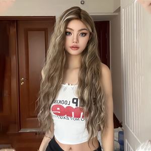 باروكات مخصصة رائجة لعام <span class=keywords><strong>2026</strong></span>، باروكات أوروبية وأمريكية 13*3، باروكات عصرية متموجة ومجعدة مع غرة سوداء مستقيمة SM9204m - Product Image 4