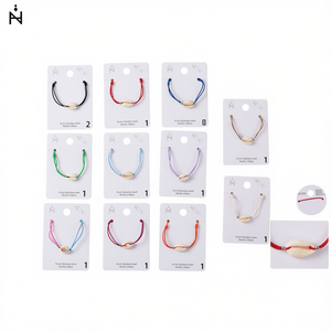 Colorful Elastic Shell <b>Bracelet</b> Stainless Steel Handmade 12pcs <b>Set</b> Unisex Gift Jewelry - Product Image 2