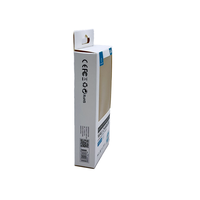 Emballage de chargeur USB personnalisé boîte rigide en papier d'art avec feuille d'or et gaufrage de disparition pour chargeur mural vide de téléphone portable