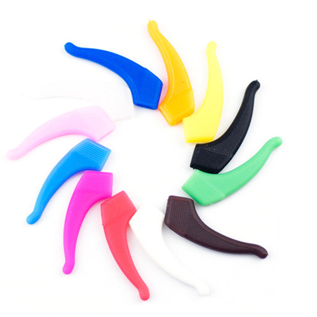 High Quality Medium Size Non-slip Eyewear Retainers Hang Fixed Lenses Glasses Legs Safety Silicone Supporting Ear Hook for Sport