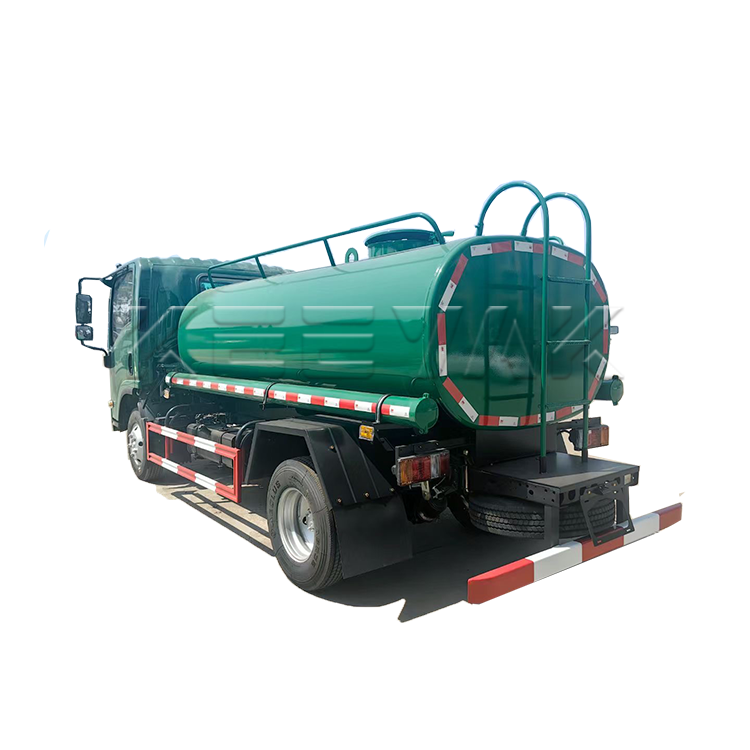 Новый грузовик ISUZU LHD Euro II 4x2 для воды, Настраиваемые цвета, автоцистерны 5cbm 132hp, Заводская поставка из нержавеющей стали для продажи