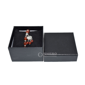 Eco Friendly Black Rigid Paper Watch Box Disposable Cardboard Wristwatch Gift Package Custom Logo Wholesale - Product Image 3