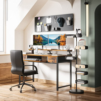 Matériau de couleur personnalisable avec plateau tiroir de rangement ordinateur bureau poste de travail