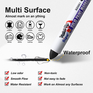 Nhiệt Độ Cao Không Thấm Nước 6Mm Đầu Phẳng Rắn Sơn Đánh Dấu Dầu Dựa Mực Vĩnh Viễn Cho Kim Loại Nhựa Tyre-Cho Bút Đánh Dấu - Product Image 4