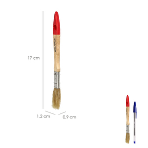 แปรงขนสองชั้นสีขาว บริโก หมายเลข 9 (ความกว้างของขนแปรง 12.5 มม.) 1/2") - Product Image 2