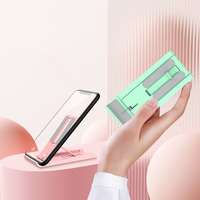 Nouveau support de téléphone portable pliable et réglable à 180 degrés en plastique, métal et silicone, pour voiture et bureau – Tendance et durable