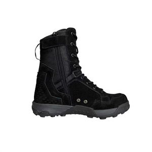 Bottes tactiques d'extérieur DF952 bleues en daim imperméables toutes saisons avec fermeture éclair et lacets - Product Image 6