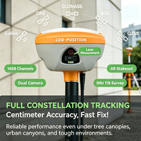 Récepteur GPS RTK laser G9L GNSS avec station de base super puissante 5W MR4010 DGPS GNSS RTK – Ensemble complet base et mobile