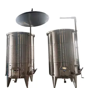 Réservoirs industriels en acier inoxydable pour vin, réservoir de Fermentation Variable du vin, réservoir de vin à capacité Variable