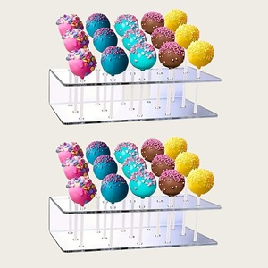 Rak Lolipop Akrilik Grosir Pabrik 2026 dengan 15/20 Lubang untuk Pajangan Toko di Pesta Wisuda, Pernikahan, atau Ulang Tahun - Product Image 2
