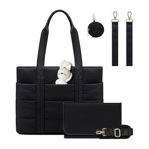 Nuovo arrivo impermeabile 15.6 pollici da viaggio piumino Tote Bag per pannolini con fasciatoio ciuccio - Product Image 2