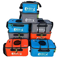 Boîte de pêche pliable et seau LOVITA EVA pour la pêche en mer, conteneur pour poissons vivants, fabriqué en Chine