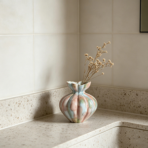 Vase en céramique vintage de luxe léger européen, <span class=keywords><strong>petit</strong></span> ornement vintage haut de gamme, <span class=keywords><strong>décoration</strong></span> de table de <span class=keywords><strong>salon</strong></span> pour arrangement floral - Product Image 6