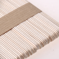 50 Pcs Bundle Emballé Bord Rond 114*10*2mm Bâtons De Crème Glacée En Bois Bâtons De Popsicle En Stock