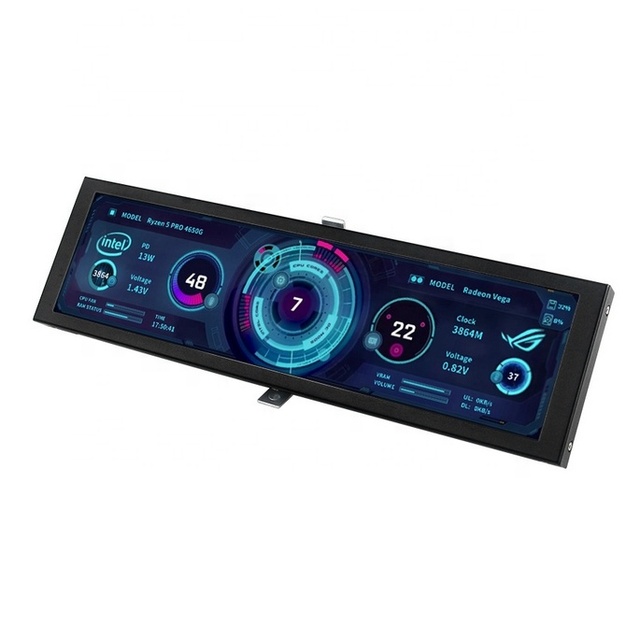 8.8 Inch Secondary Screen Type C High Definition Multimedia Interface-compatible Display 1920*480 IPS LCD CPU RAM GPU Monitor