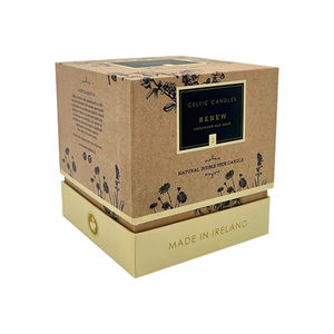 Diseño personalizado de lujo 8 Oz Vela Envío Caja de embalaje Tapa abatible Vela individual Caja de cartón para tarros de velas - Product Image 5