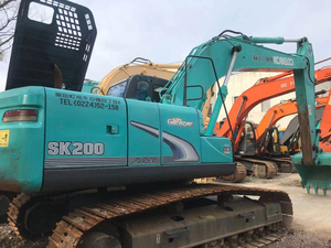 Excavadora Kobelco versión usada con caja de cambios de motor Hino original y bomba en buen estado y buen rendimiento - Product Image 2